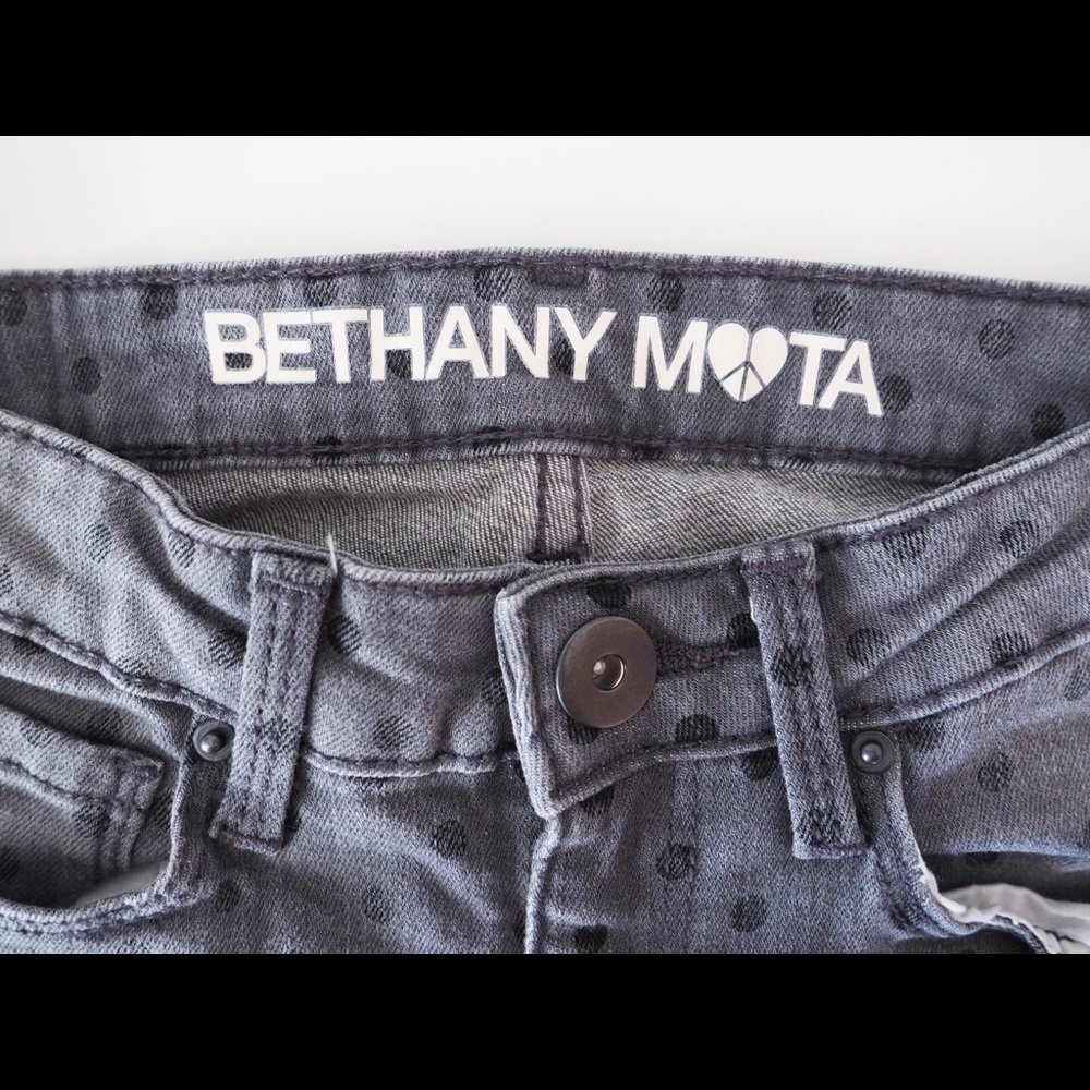 Aeropostale Bethany Mota Polka Dot Ankle Jegging - Picture 3 of 9